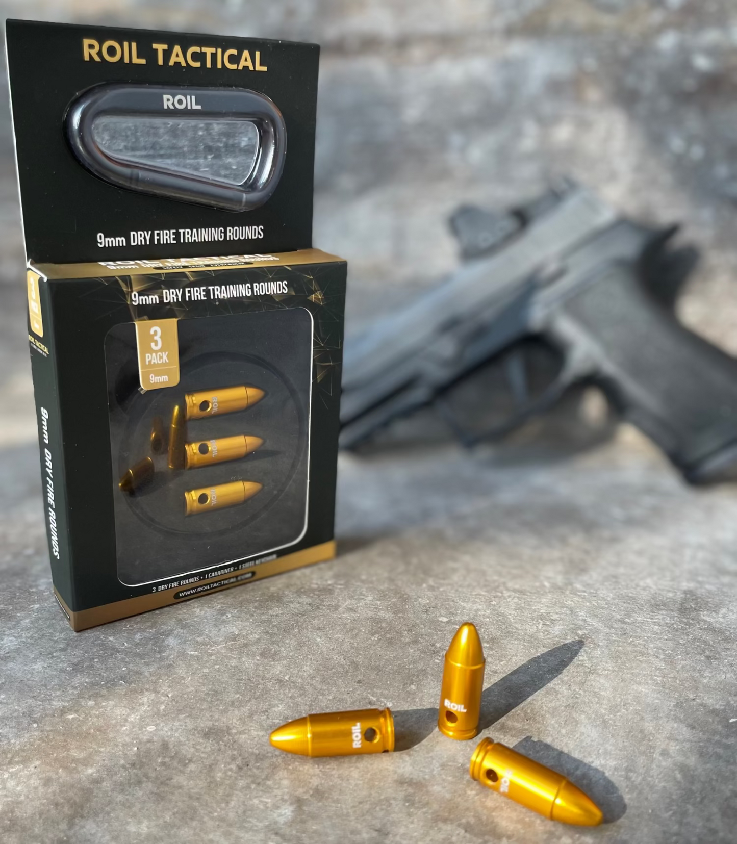 ROIL TACTICAL 9mm Dry Fire Training Rounds 3-Packs (20)