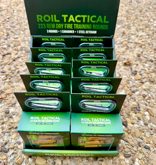 ROIL TACTICAL .223 REM Dry Fire Training Rounds Countertop Display 3-Packs (10)